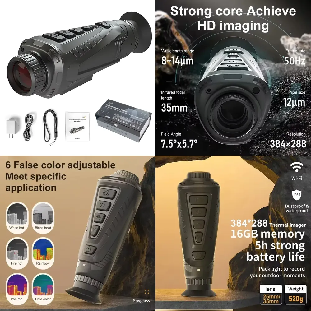 Thermal Scope Night Vision Monocular - Monóculo de Visão Térmica 2026 para