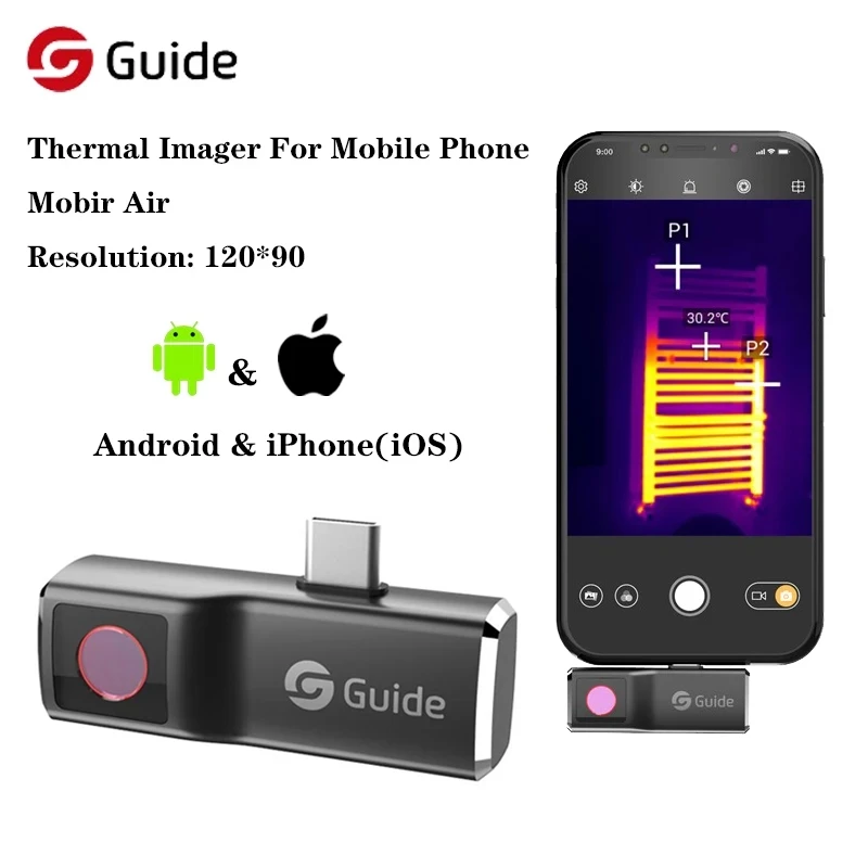 Infiray P2 Pro Macro Lens - Guia mobir câmera de imagem térmica