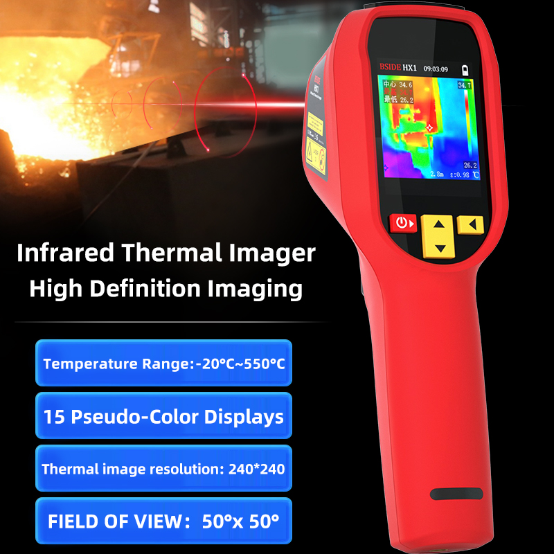 Nf 521 Thermal Imaging Camera - Câmera Termográfica HX1 240X240, Medidor de
