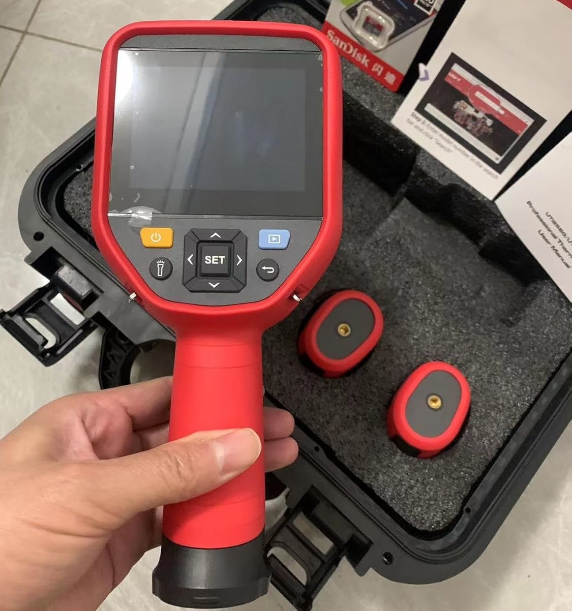 Thermal Camera Type C 384X288 - Câmera Térmica Profissional UNI-T UTi384G 384x288