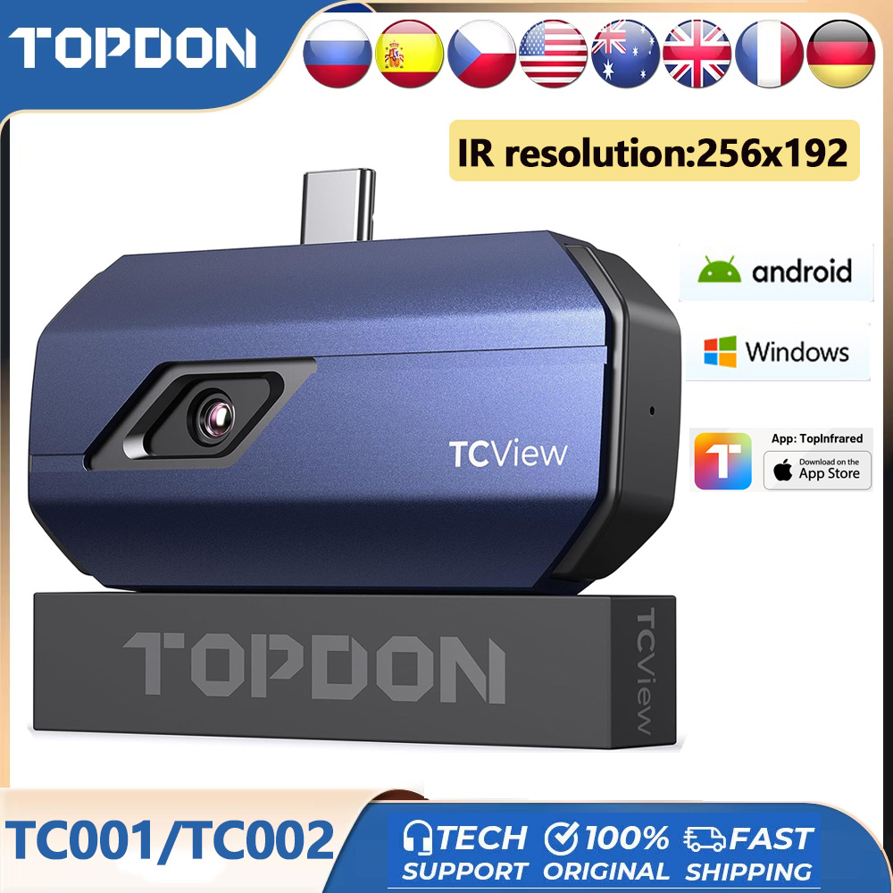 Topdon Tc001 Thermal Camera - Câmera Térmica TOPDON TC001/TC002/TC002C DUO com