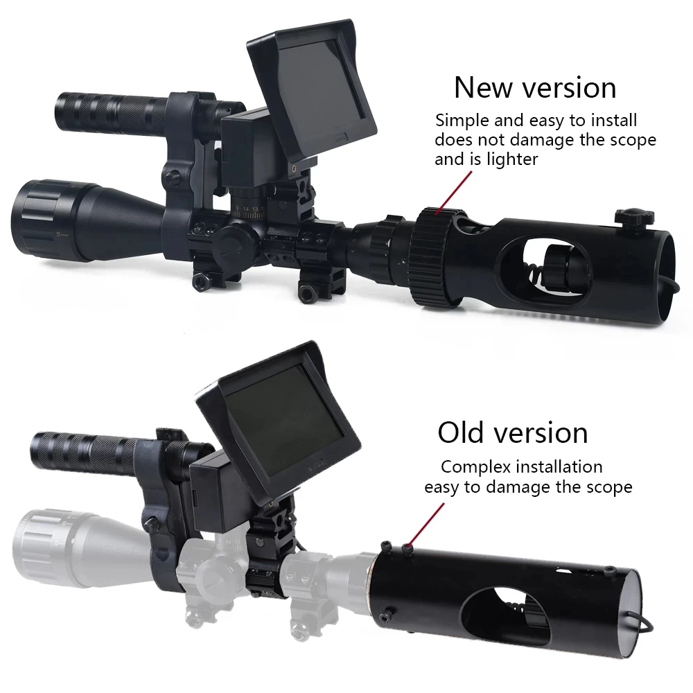 Visão noturna tática riflescop - Hunting Thermal Imaging Scope avaliação e preço