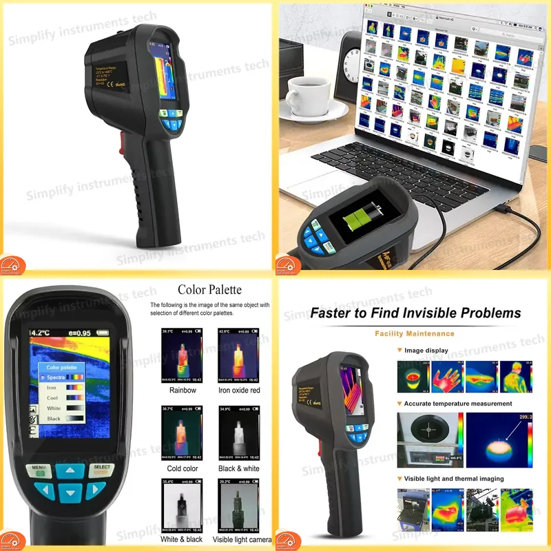 Câmera de Imagem Térmica RX-35 - Thermal Imaging Camera 256X192 avaliação e preço