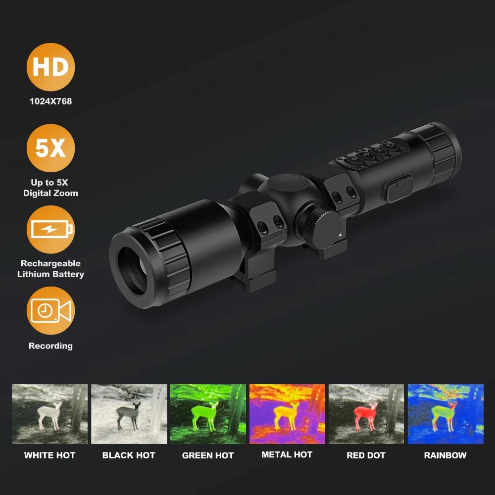 2x-5x TGS300 1024x768 2-5x Mul - Thermal Scope Night Vision Monocular avaliação e preço