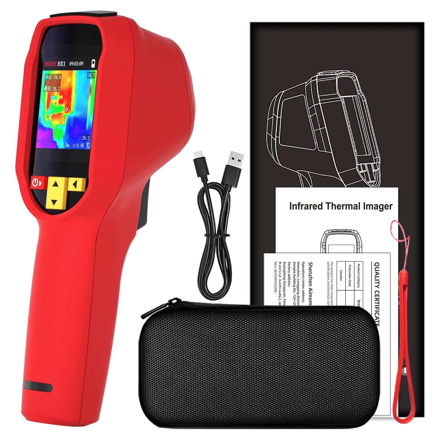 Câmera Termográfica BSIDE HX1  - Thermal Imager Pcb Repair avaliação e preço