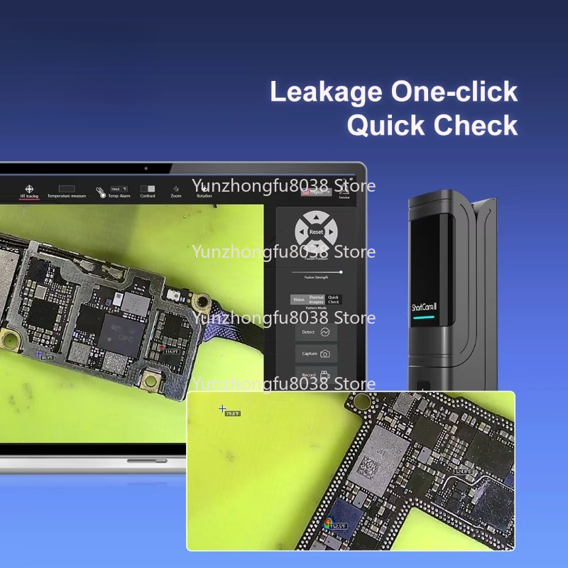 Diagnóstico de imagem térmica  - Shortcam Thermal Imaging Pcb avaliação e preço