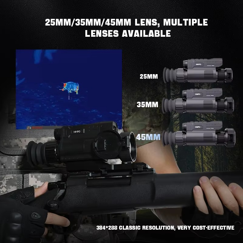 TRS-325LRF 384X288 Resolução a - Hunting Thermal Imaging Scope avaliação e preço